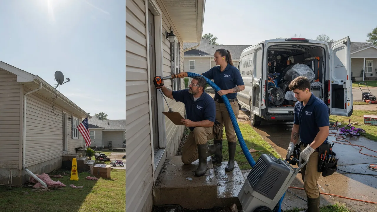 Ceiling Water Damage Restoration in Harper, TX near me
